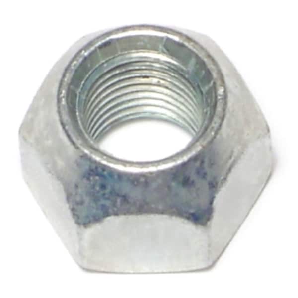 Midwest Fastener 7/16"-20 x 9/16" Zinc Plated Steel Fine Thread Wheel Lug Nuts 8PK 69342 - main
